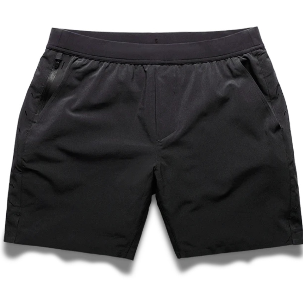 Ten Thousand Interval Short, Lined. Black, with black liner. Size Large.